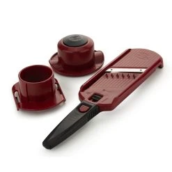 Borner Börner Multi Dicer & Slicer Gemüsereibe Obsthobel Minihobel Juliennehobel Zwiebelschneider Dünne Streifen Obst- Und Gemüsehobel Rot/schwarz -KALDEWEI-Shop 8600365100 9411 prod 002