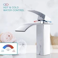 TACKLIFE DBWF01BT Messing Badarmatur Wasserfall Waschbeckenarmatur Einhand Waschtischarmatur Warm- Und Kaltwasser Verfügbar 11 TACKLIFE DBWF01BT Messing Badarmatur Wasserfall Waschbeckenarmatur Einhand Waschtischarmatur Warm- Und Kaltwasser Verfügbar -KALDEWEI-Shop 8600367000 2616 prod 004