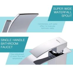 TACKLIFE DBWF01BT Messing Badarmatur Wasserfall Waschbeckenarmatur Einhand Waschtischarmatur Warm- Und Kaltwasser Verfügbar 13 TACKLIFE DBWF01BT Messing Badarmatur Wasserfall Waschbeckenarmatur Einhand Waschtischarmatur Warm- Und Kaltwasser Verfügbar -KALDEWEI-Shop 8600367000 2616 prod 006