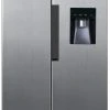 PKM NoFrost Side By Side Kühl-Gefrierkombination SBS440.4A+NFWD SI, Silber, 440 Liter Nutzinhalt