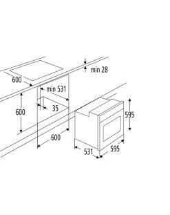 YUNA Einbau-Backofen COLIN EB7-2 Digi, Timer Mit Touch Control -KALDEWEI-Shop 8600368200 2371 2896 prod 005