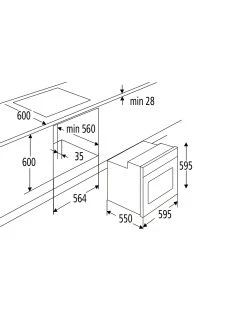 YUNA Einbau-Backofen LOUNA EB9.3 Digi, Mit Timer -KALDEWEI-Shop 8600368200 2374 2899 prod 005