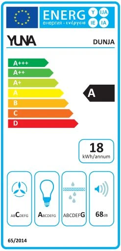 YUNA Dunstabzugshaube Schräghaube DUNJA, 60 Cm -KALDEWEI-Shop 8600368200 43 43 prod 002