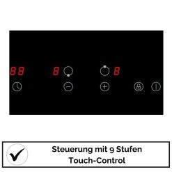 YUNA Doppelkochplatte CALOR EBK2, Glaskeramik, Touch Control -KALDEWEI-Shop 8600368200 787 1312 prod 004