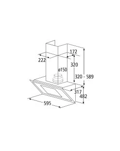 YUNA Dunstabzugshaube KIRA, 60 Cm Einbaubreite -KALDEWEI-Shop 8600368200 922 1447 prod 002